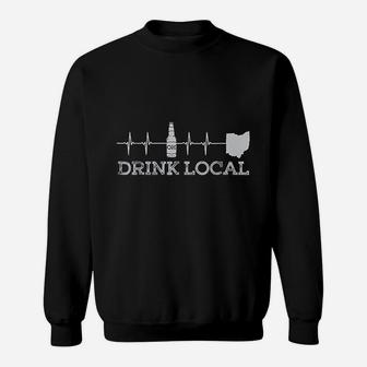 Drink Local Beer Ohio Craft Beer Sweatshirt - Thegiftio UK