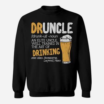 Druncle Hoodie Another Term Uncle Definition Christmas Gift Sweatshirt | Crazezy UK