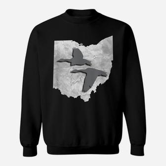 Duck Hunting Ohio Designed For Men & Women Hunters Sweatshirt | Crazezy AU