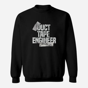 Duct Tape Dad Grandpa Funny Duct Tape Engineer Gift Sweatshirt - Thegiftio UK