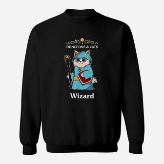 Dungeons And Cats Sweatshirt | Crazezy