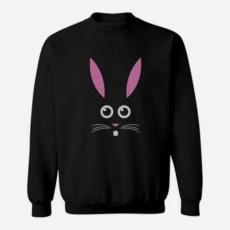 Easter Bunny Face Sweatshirt | Crazezy