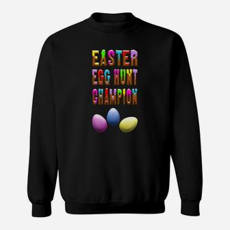 Easter For Kids Boys Girls Egg Hunt Chocolate Sweatshirt - Seseable