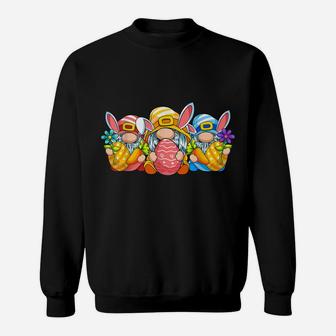 Easter Gnome Egg Hunting - Cute Gnomes Holding Easter Egg Sweatshirt | Crazezy CA