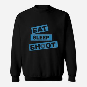 Eat Sleep Shoot Sweatshirt | Crazezy UK