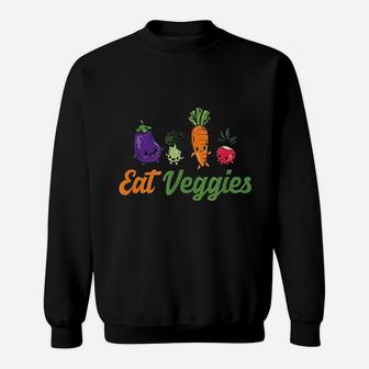 Eat Veggies Vegetarian Sweatshirt | Crazezy DE