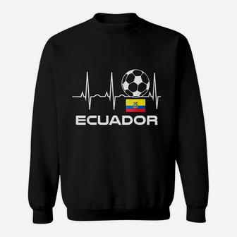 Ecuador Soccer Jersey Ecuadorian Futbol Sweatshirt - Thegiftio UK