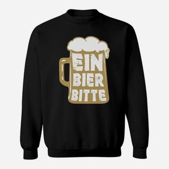 Ein Bier Bitte German Festival Men Oktoberfest Sweatshirt | Crazezy