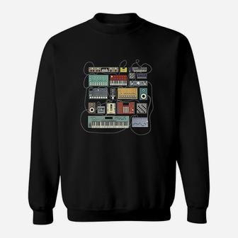 Electronic Musician Machine Sweatshirt | Crazezy