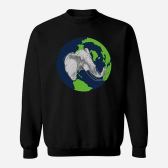 Elephant Earth Day Is Everyday Sweatshirt - Thegiftio UK