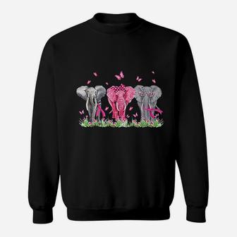 Elephants And Butterflies Sweatshirt - Thegiftio UK
