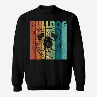 English Bulldog Mom Sunset Dog English Bulldog Dad Sweatshirt | Crazezy AU