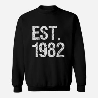 Est 1982 39Th Birthday Sweatshirt | Crazezy