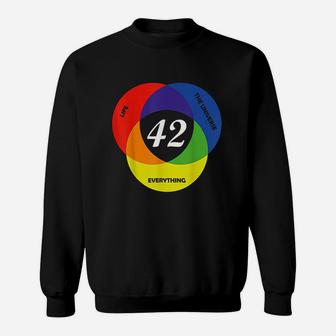 Everything The Universe Life 42 Is The Answer Sweatshirt - Thegiftio UK