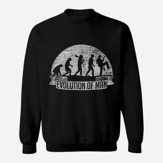Evolution Men Guitar-Player Guitarist Boys Guitar Sweatshirt | Crazezy UK