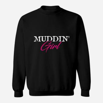 Extreme Muddin Muddin Girl On With Pink Sweatshirt | Crazezy