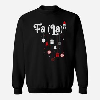 Fa La8 Funny Christmas T Shirt Santa Fa La Math Teacher Sweatshirt | Crazezy CA