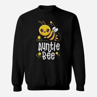 Family Bee Shirts Auntie Aunt Birthday First Bee Day Outfit Sweatshirt | Crazezy