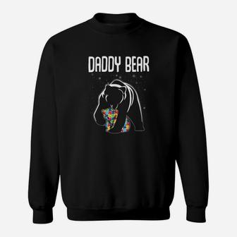 Family Matching Awareness Gifts Daddy Bear Sweatshirt | Crazezy DE
