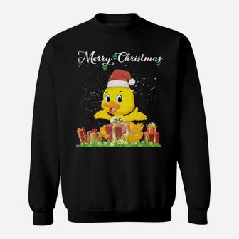Family Matching Christmas Pajama Duck Lover Santa Xmas Gift Sweatshirt | Crazezy CA