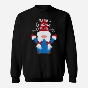 Family Matching Christmas T Shirt Nana Gnome Cute Funny Gift Sweatshirt | Crazezy CA