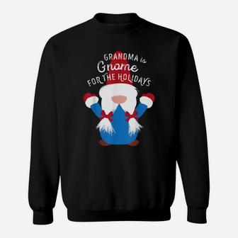 Family Matching Christmas Tshirt Grandma Gnome Cute Fun Gift Sweatshirt | Crazezy
