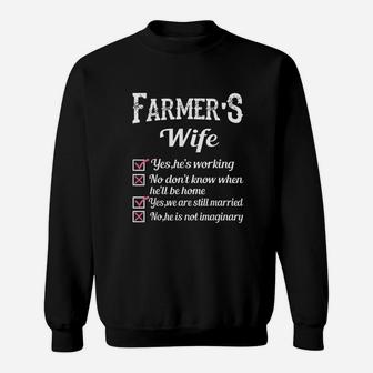 Farmers Wife Checklist Sweatshirt | Crazezy UK