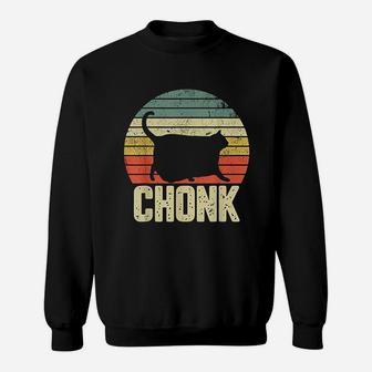 Fat Cat Meme Funny Chonk Cat Sweatshirt | Crazezy CA