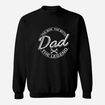 Fathers Funny Gifts For Dad Jokes Daddy Full Sweatshirt | Crazezy