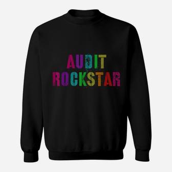 Favorite Audit Rockstar Auditing Days Team Appreciation Sweatshirt | Crazezy DE