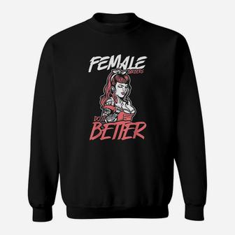Female Barbers Do It Better Sweatshirt | Crazezy