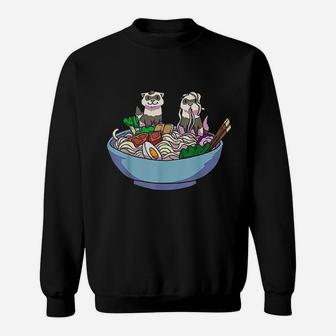 Ferret Ramen Noodles Sweatshirt | Crazezy CA