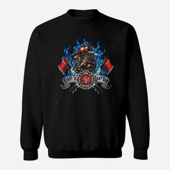 Firefighter StMicheal's Protect Us Sweatshirt | Crazezy AU