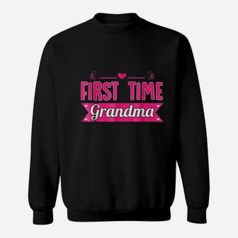 First Time Grandma Sweatshirt | Crazezy CA