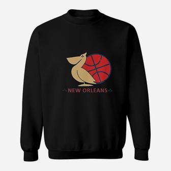 Fleur De Lis Basketball New Orleans Sweatshirt - Thegiftio UK