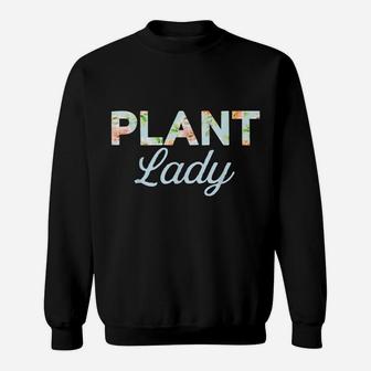 Floral Pattern For Gardening Moms | Plant Lady Sweatshirt | Crazezy