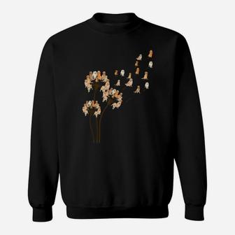 Flower Golden Retriever Dog Dandelion Funny Animal Lover Tee Sweatshirt | Crazezy
