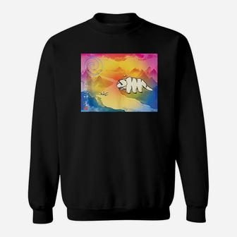 Flying Bison Sweatshirt | Crazezy
