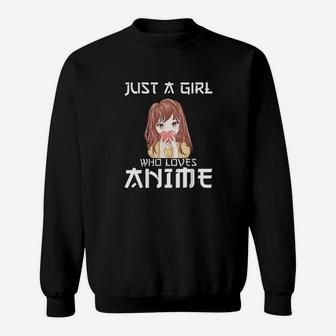 For Girls Teens Girl Loves Japanese Manga Sweatshirt | Crazezy