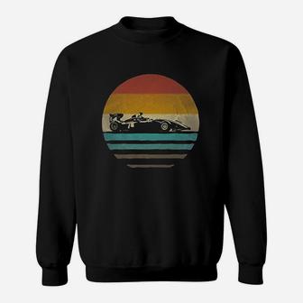 Formula Racing Retro Vintage Sunset Old School Funny Gift Sweatshirt | Crazezy CA