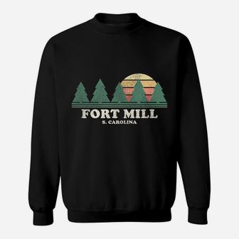 Fort Mill Sc Vintage Throwback Tee Retro 70S Design Sweatshirt | Crazezy DE