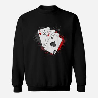 Four Aces Sweatshirt | Crazezy UK