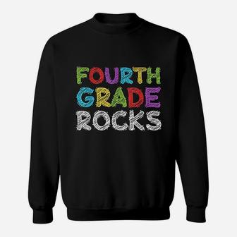 Fourth Grade Rocks Sweatshirt | Crazezy