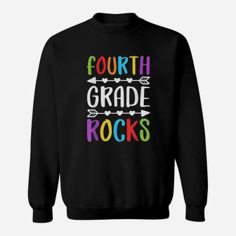 Fourth Grade Rocks Sweatshirt | Crazezy CA
