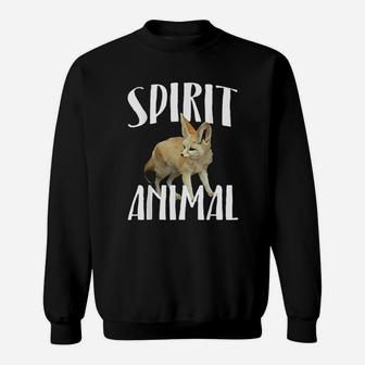 Fox Is My Spirit Animal Red Arctic Fennec Gray Foxes Sweatshirt - Thegiftio UK