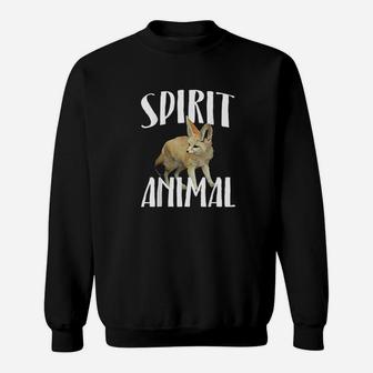 Fox Is My Spirit Animal Red Arctic Fennec Gray Foxes Sweatshirt - Thegiftio UK