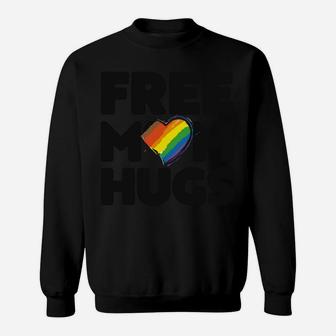 Free Mom Hugs Shirt, Free Mom Hugs Inclusive Pride Lgbtqia Sweatshirt | Crazezy DE