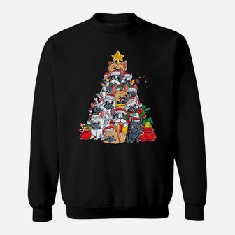 French Bulldog Christmas Tree Dog Santa Xmas Gifts Boys Kids Sweatshirt | Crazezy UK