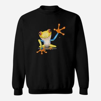 Frog Friendly Frog Gift Men Women Kids Sweatshirt | Crazezy