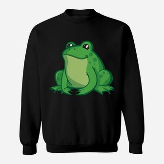 Frogs Make Me Happy You Not So Much Funny Frog Gift Sweatshirt | Crazezy